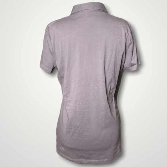 Criquet Organic, Cotton Top Shelf Range Collared Youth Polo, Color Gray Neutral - Picture 3 of 7